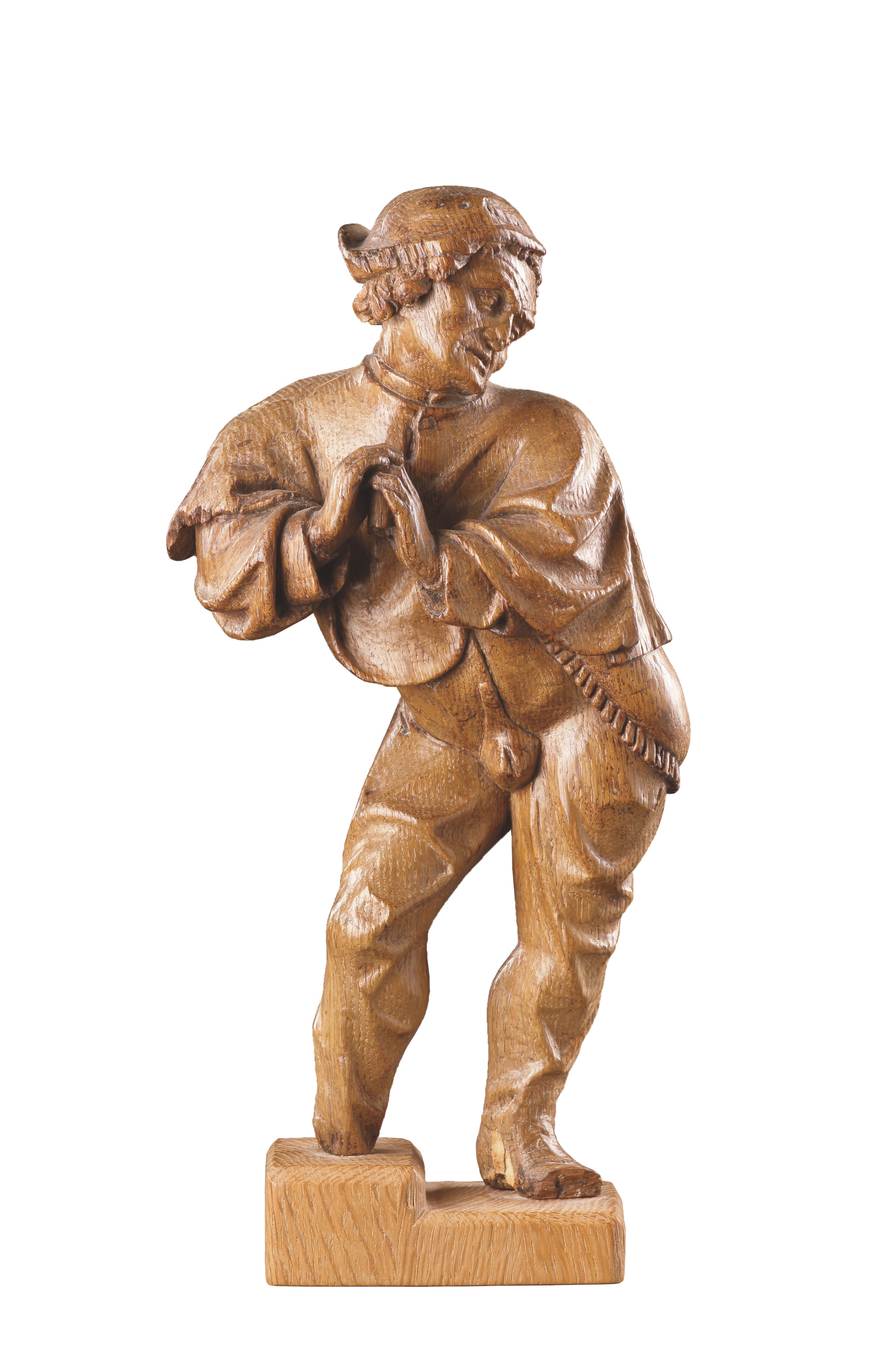 A Fine Flemish Carved Figure of a Man 